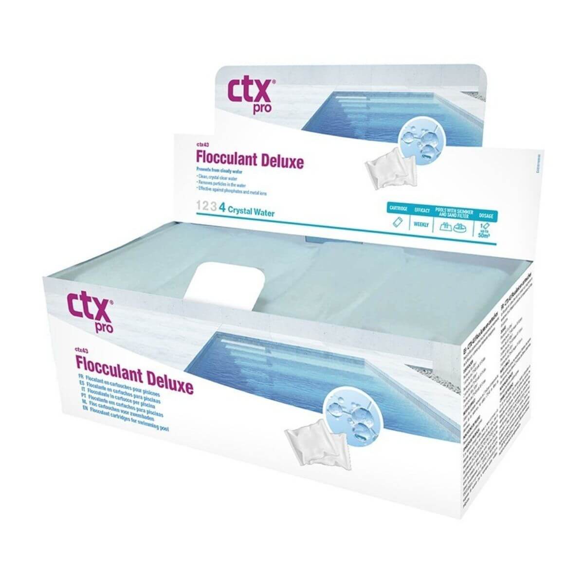 CTX-43 Floculante Deluxe 14 Cartuchos de 1 Kg