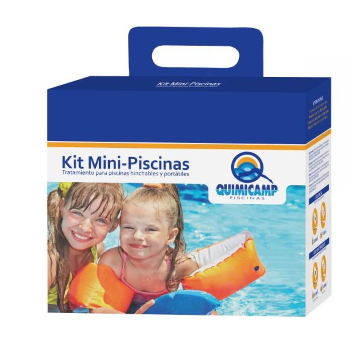 Tratamiento matenimiento Kit Mini-Piscinas hinchables y portátiles Quimicamp