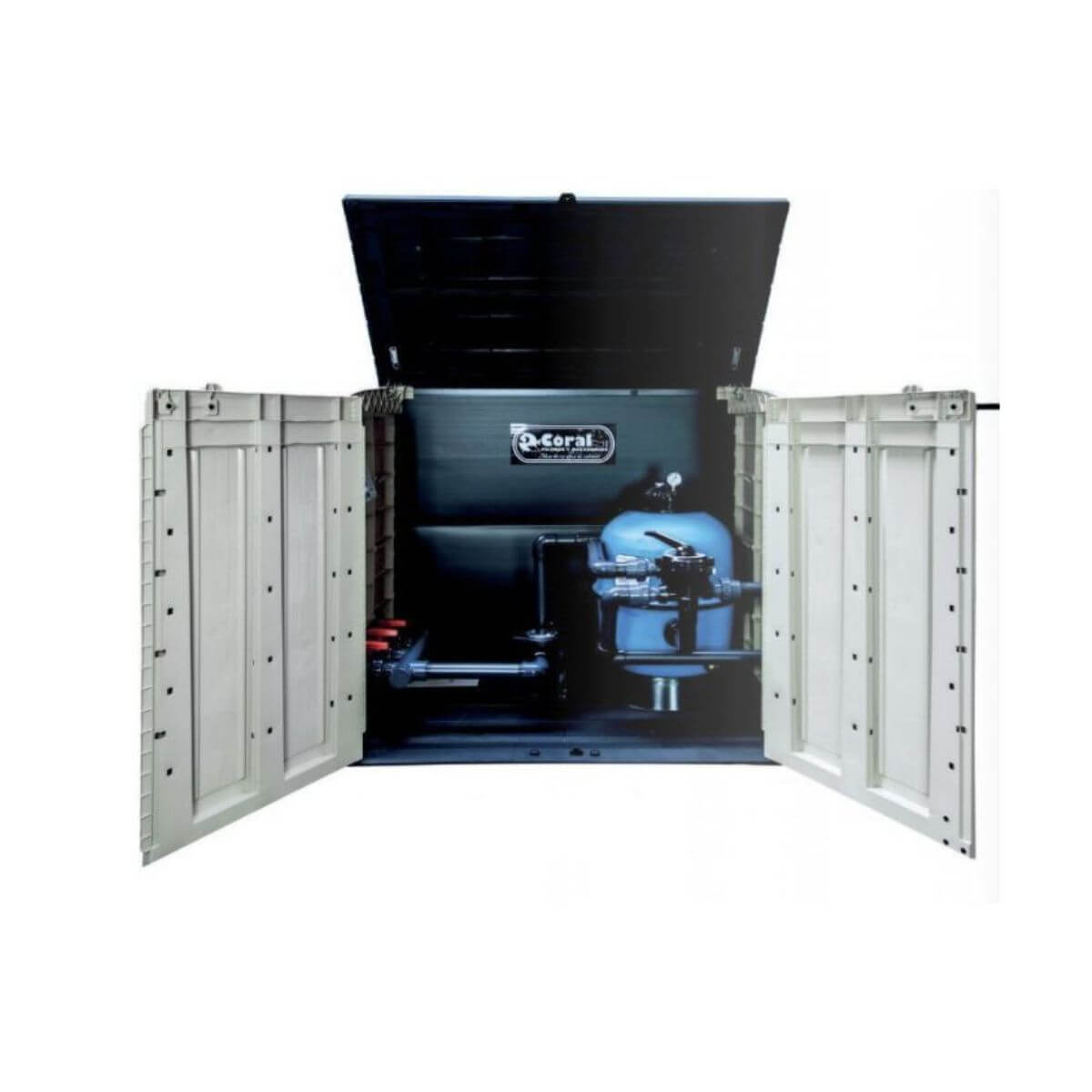 Caseta elevada con filtro Alaska y bomba Starpump QP