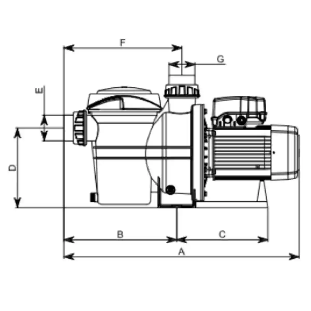Bomba de piscina autoaspirante ESPA Silen S2 monofásica (0,75 CV a 3 CV)