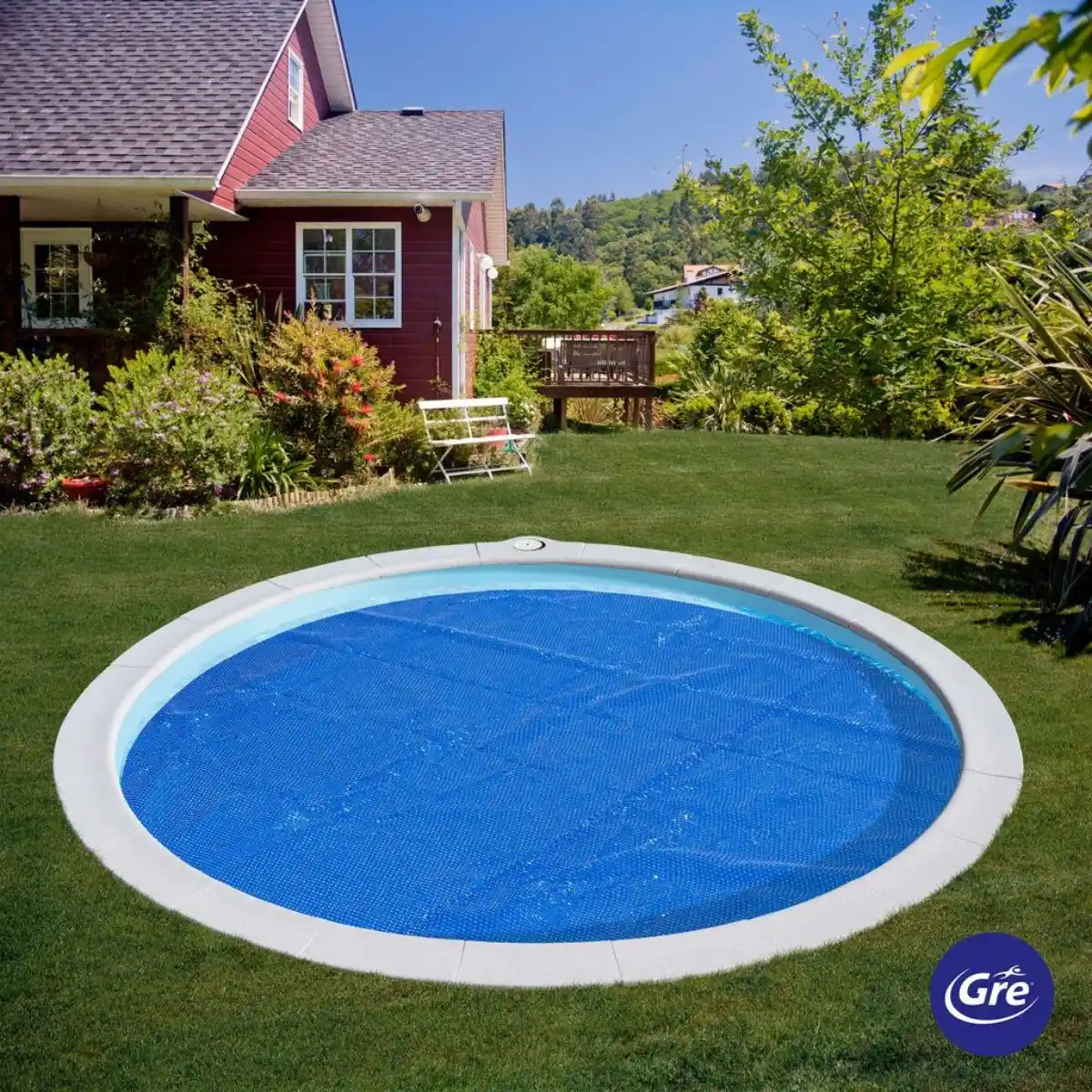 Cobertor isotérmico para piscina redonda enterrada Ø545 cm Gre