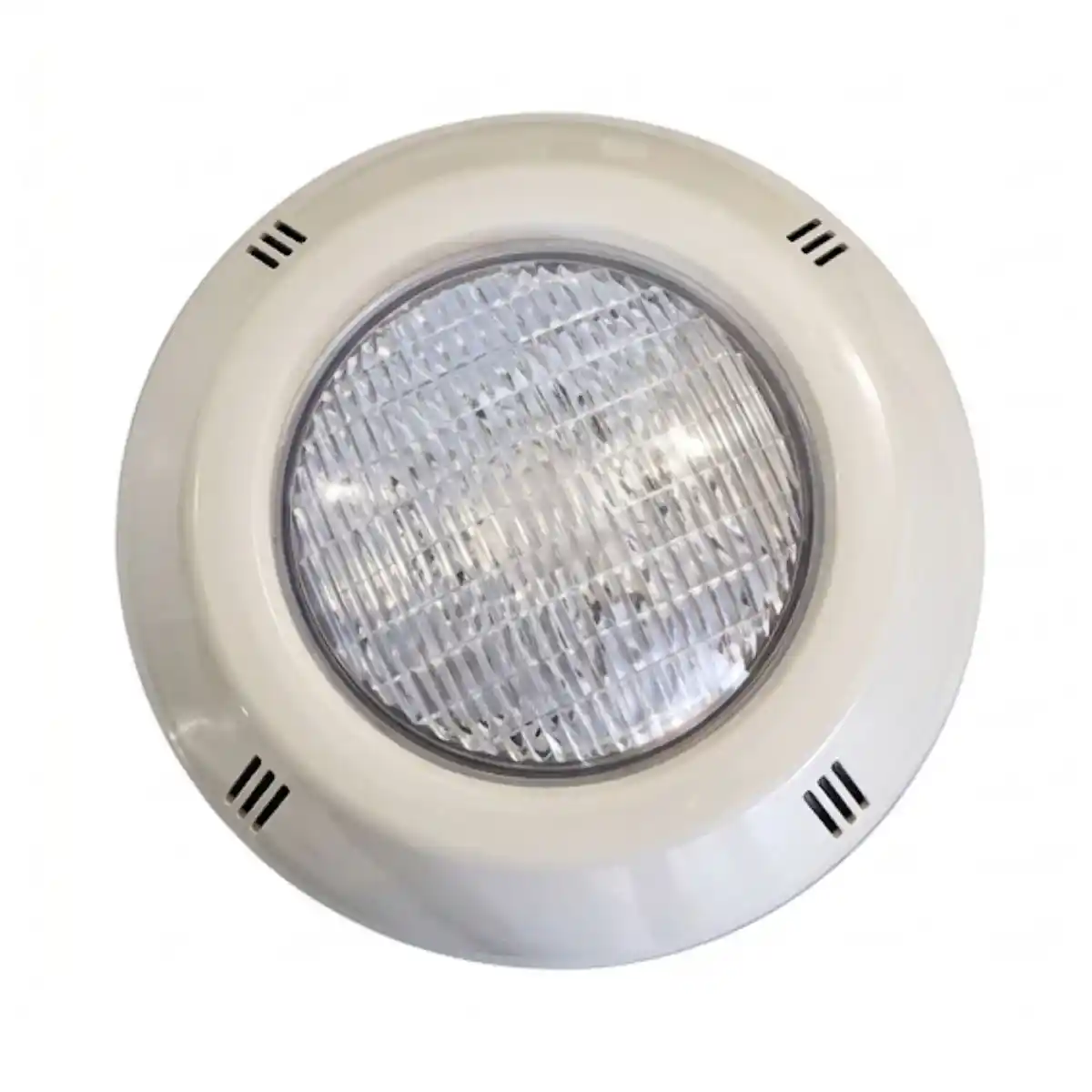 Foco de piscina LED extraplano de superficie ABS blanco 6000K 25W ⌀29cm