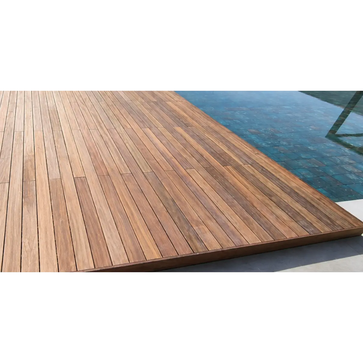 Pack 5 lamas madera tropical exterior Wild Terra Tali 180 x 9 cm