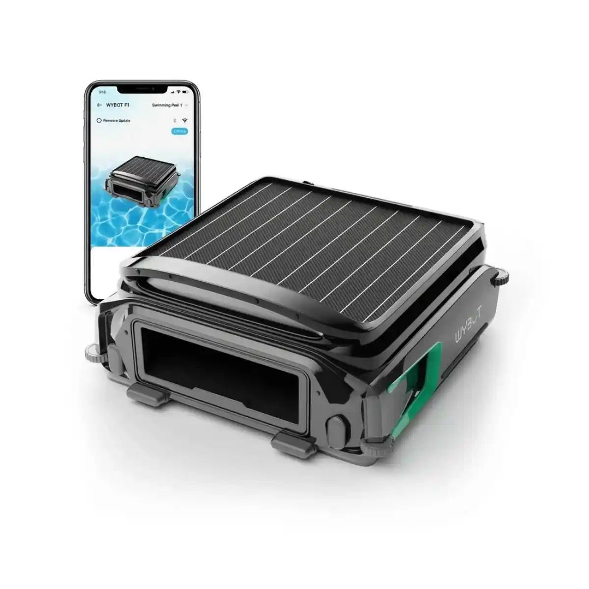 Wybot E-TRON F1 33W robot Skimmer limpiador de superficie solar para piscina
