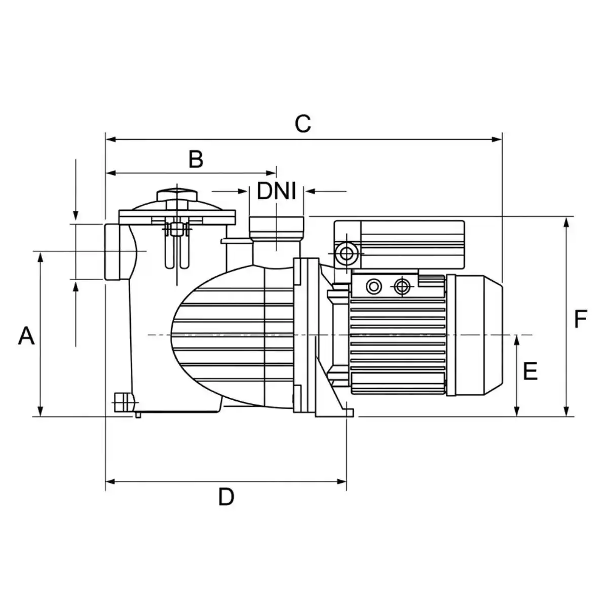Bomba para piscina autoaspirante Geos Pro QP - Imagen 6