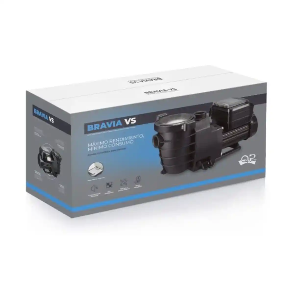Bomba de piscina de velocidad variable Bravia VS 1,5 CV QP