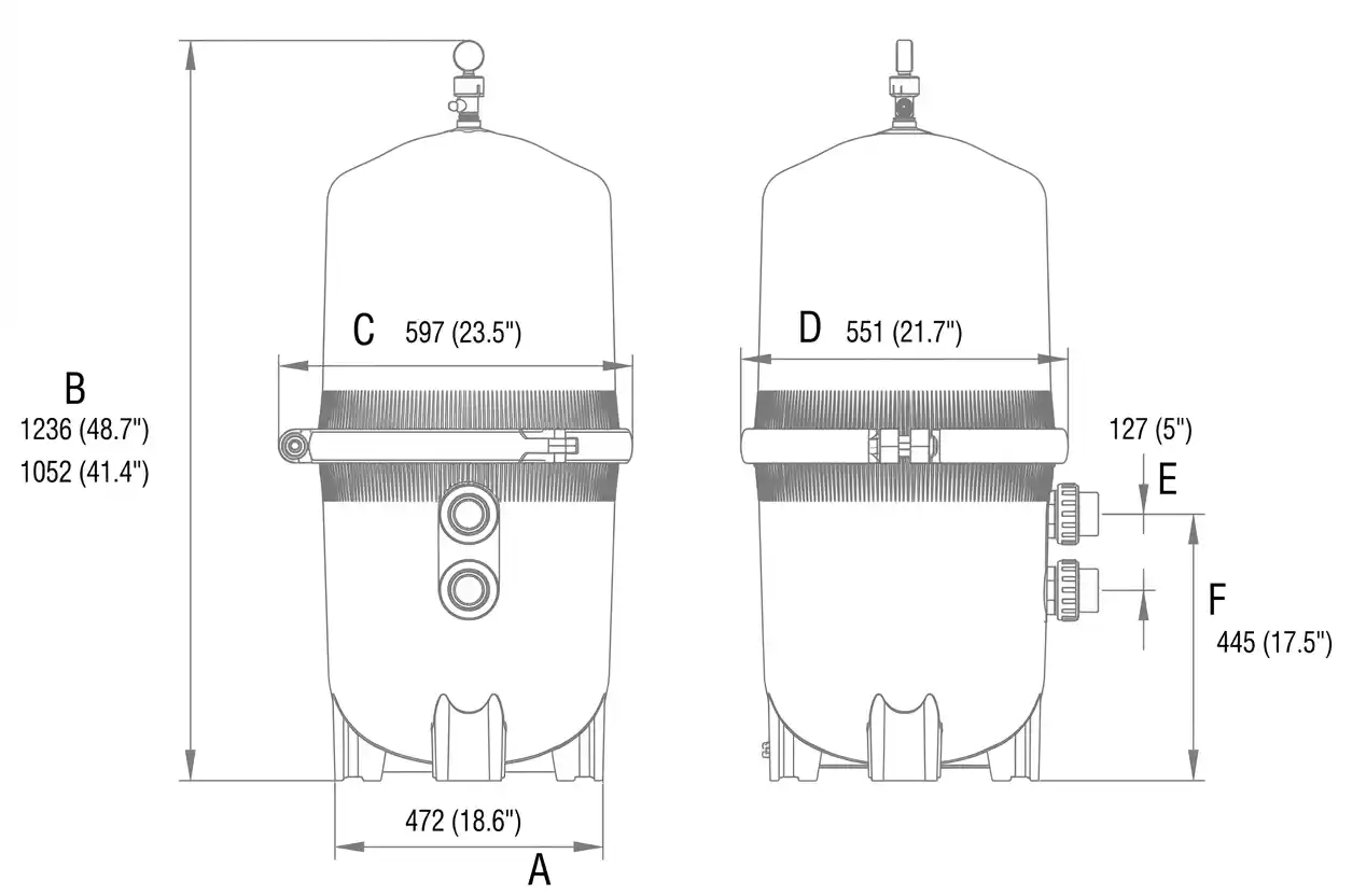 Filtro de cartucho antibacteriano CrystalSwim Multi QP para piscina - Imagen 3