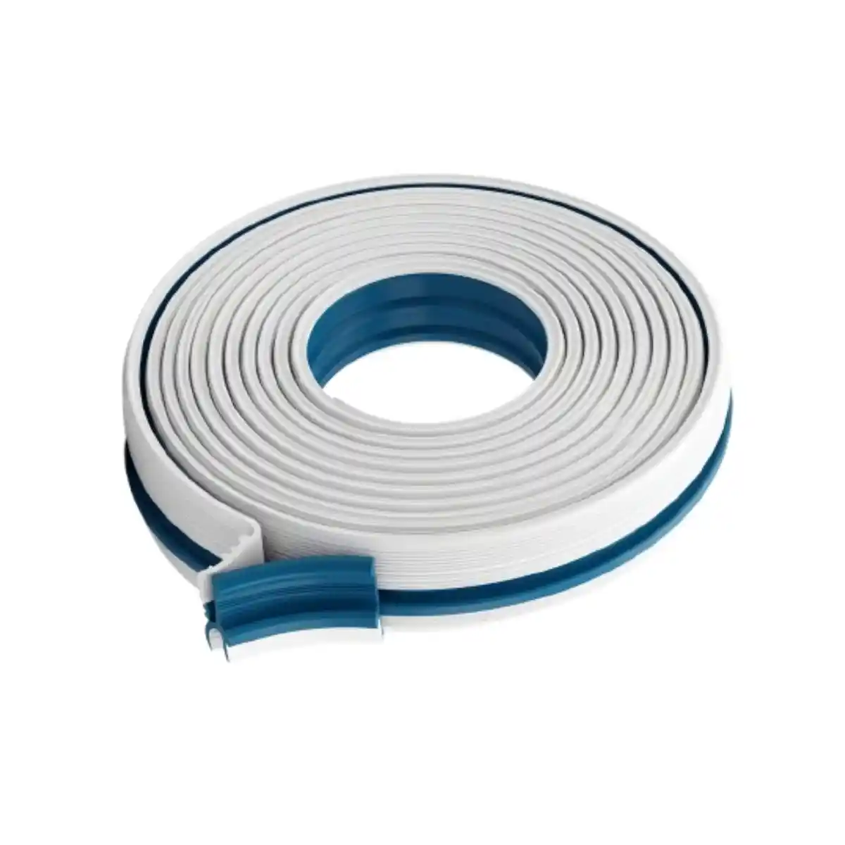 Hung stop flexible blanco Rollo 50 metros azul adriático