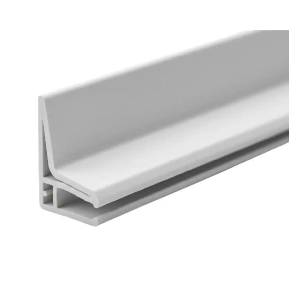 Ángulo PVC preformado RV 15cm. 36mm y perfil PVC horizontal 36mm – 2,4 m