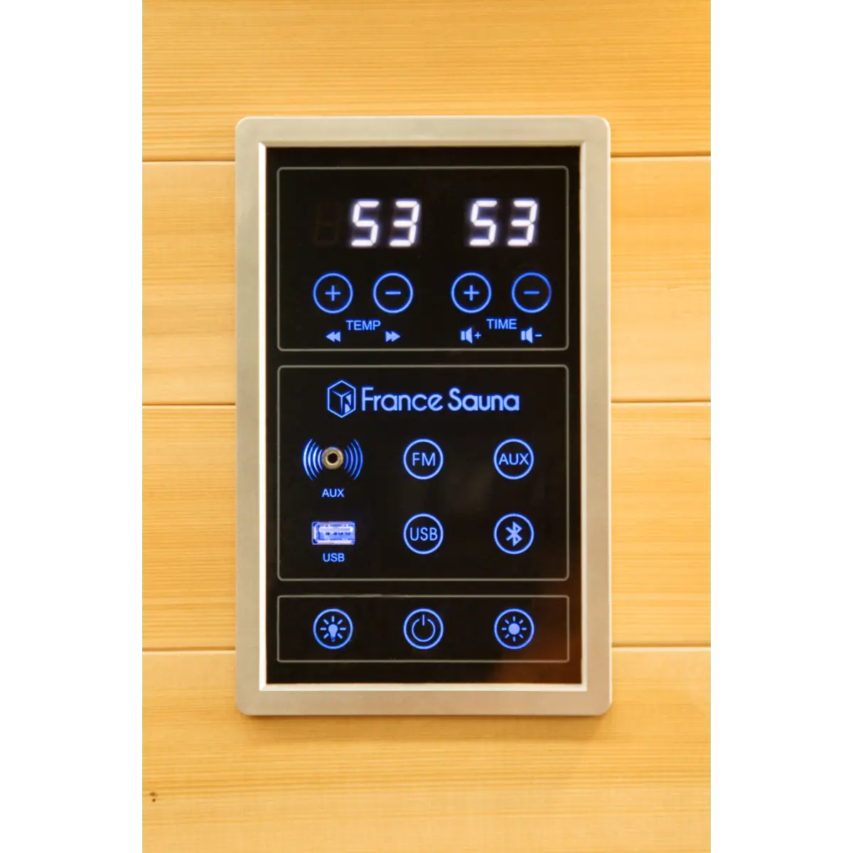 Sauna de infrarrojos angular de 2/3 plazas Apollon Quartz France Sauna - Imagen 11