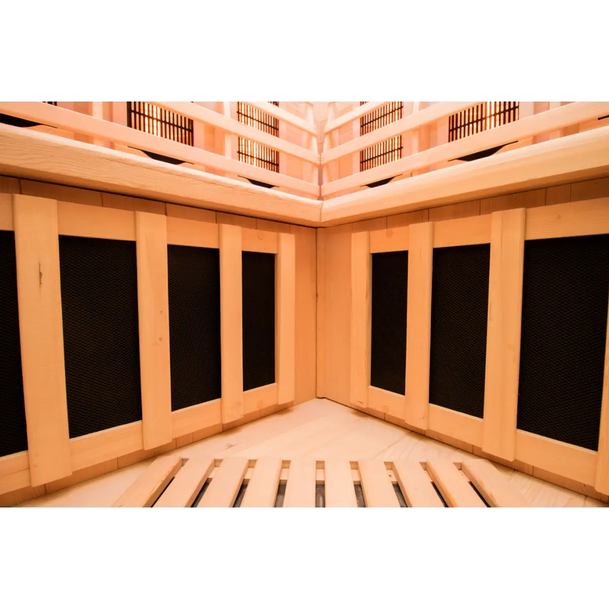 Sauna de infrarrojos angular de 2/3 plazas Apollon Quartz France Sauna - Imagen 7