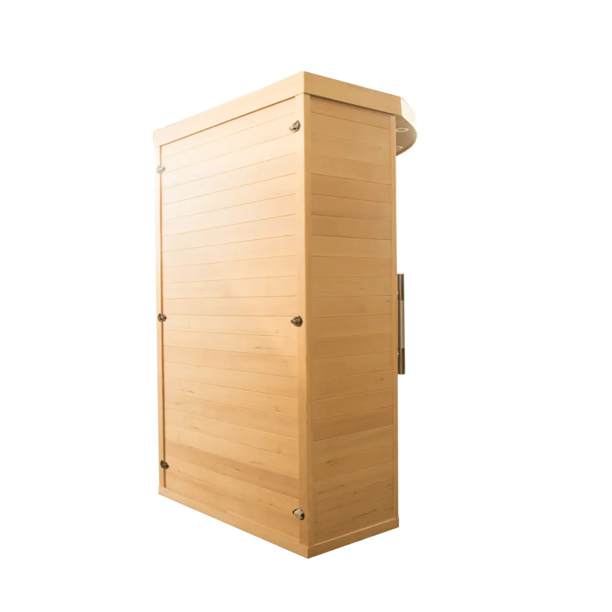 Sauna de infrarrojos angular de 2/3 plazas Apollon Quartz France Sauna